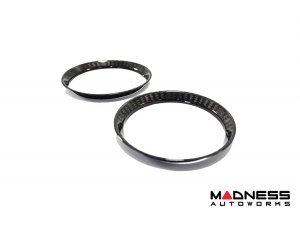 Alfa Romeo Giulia Interior Air Vent Circle Cover Kit - Carbon Fiber